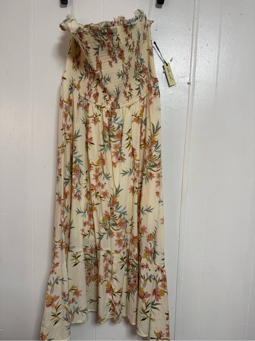 XL Boho Spring Maxi Dress New With Tags
